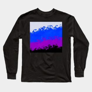 Abstract of AJO Waves Long Sleeve T-Shirt